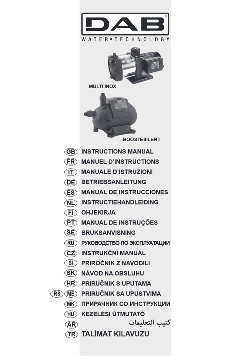 DAB MULTI INOX instruction manual