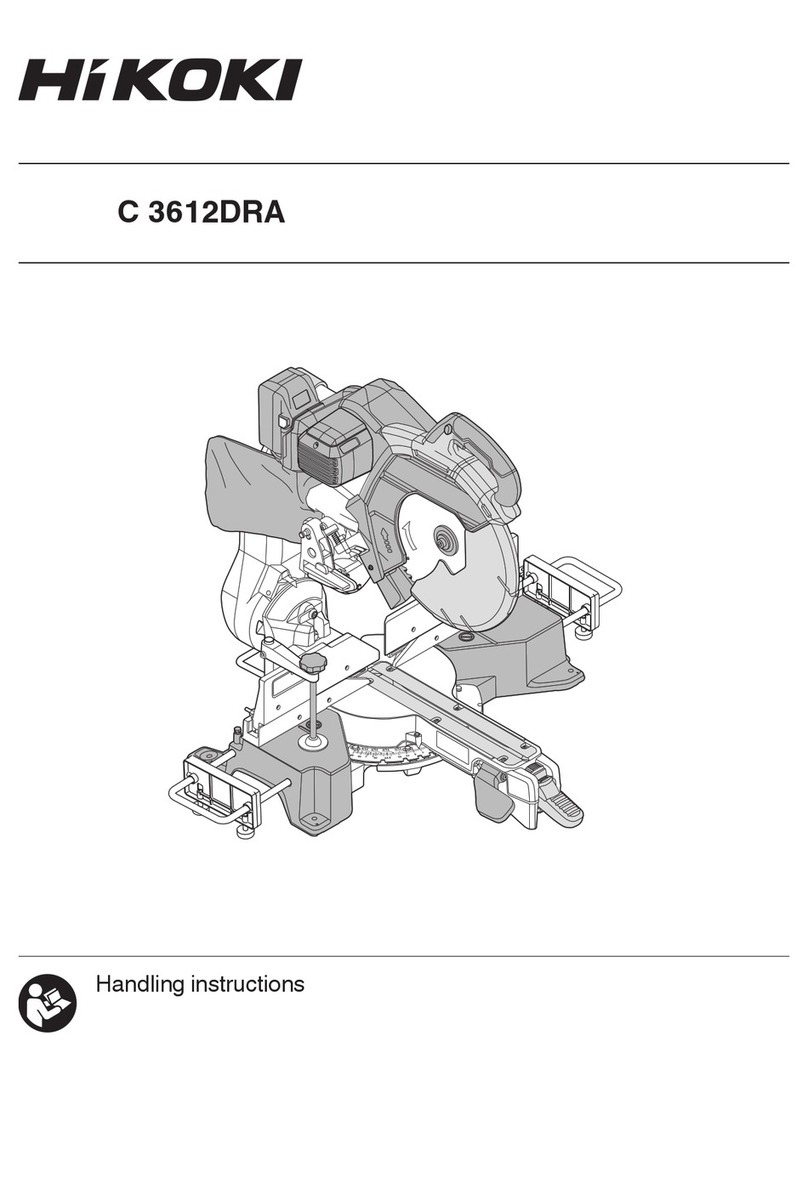 HIKOKI C 3612DRA User manual