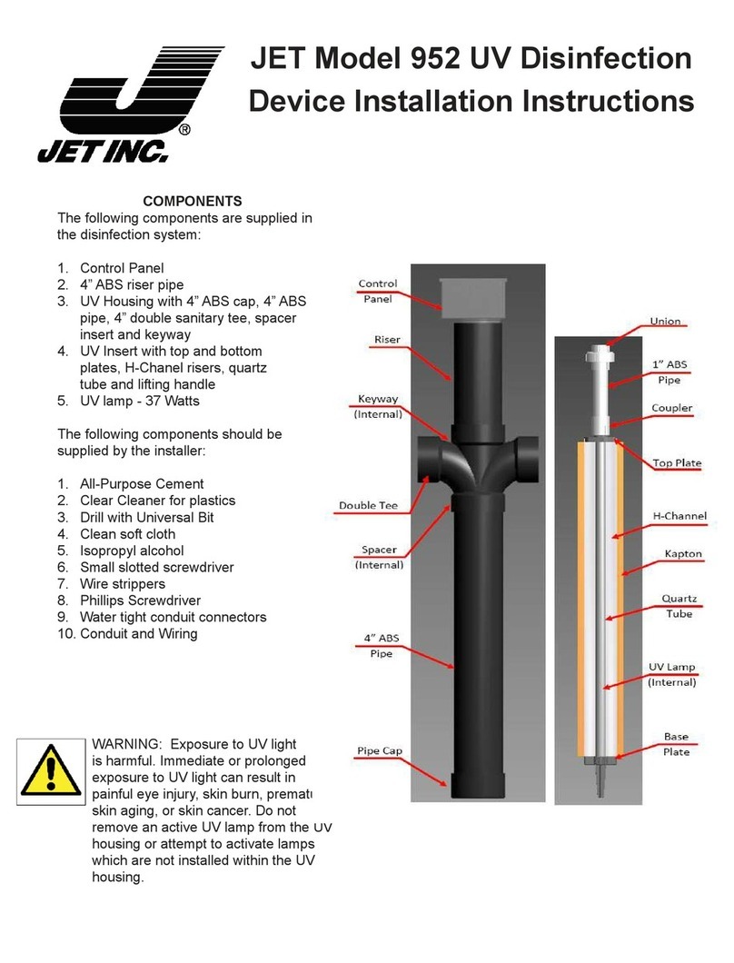 Jet 952 installation instructions