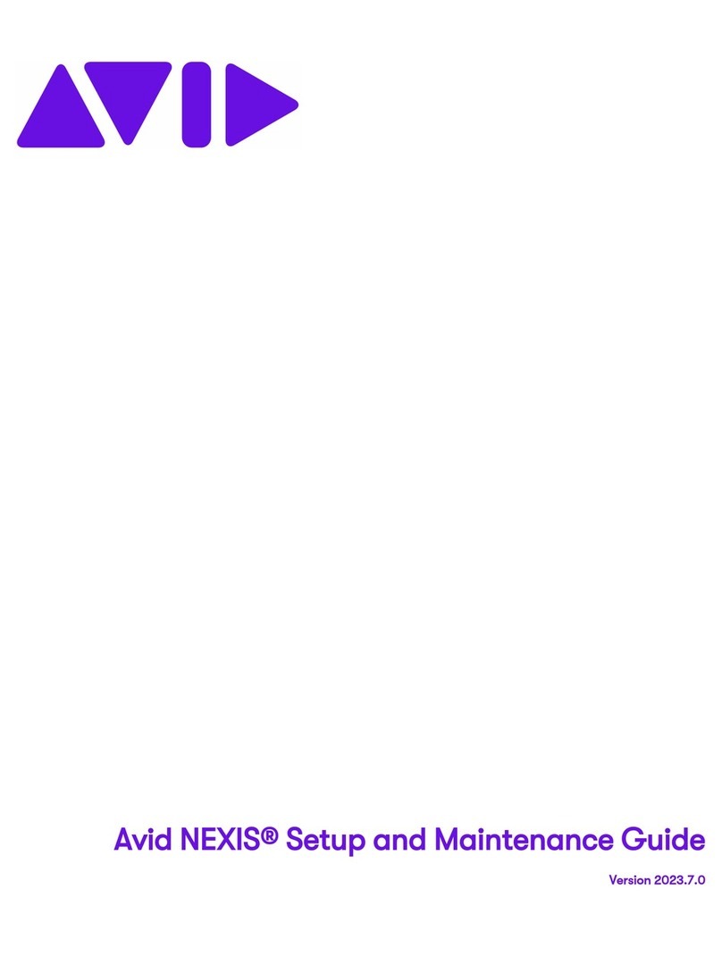 Avid Technology NEXIS Operating manual