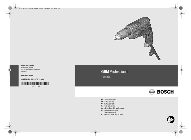 Bosch GBM 13 RE User manual