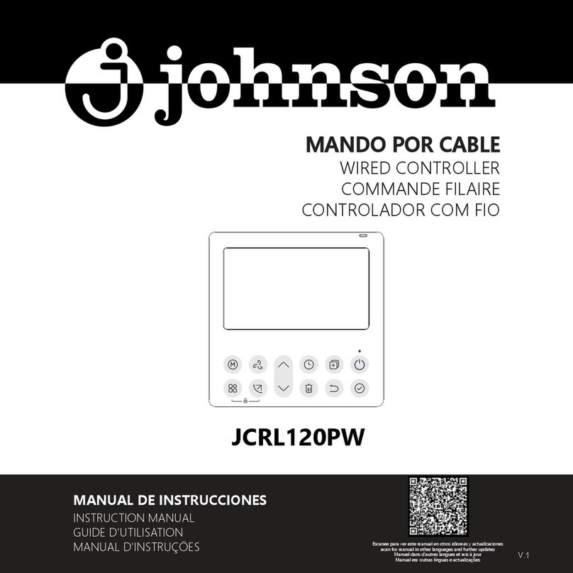 Johnson Controls JCRL120PW User manual