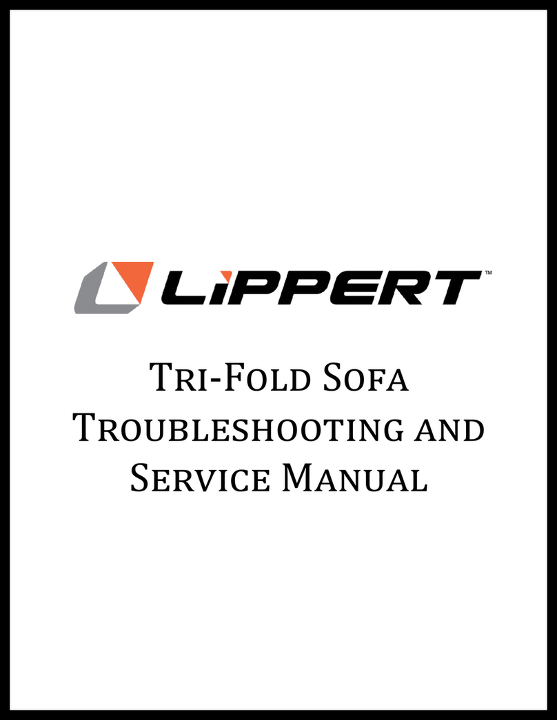 Lippert Tri-Fold Sofa Maintenance, Troubleshooting and Service Manual Lippert Tri-Fold Sofa Maintenance, Troubleshooting and Service Manual