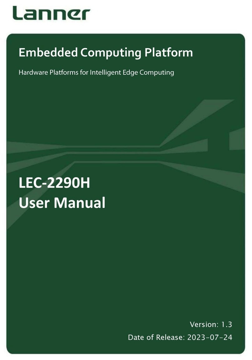Lanner LEC-2290H User manual Lanner LEC-2290H User manual