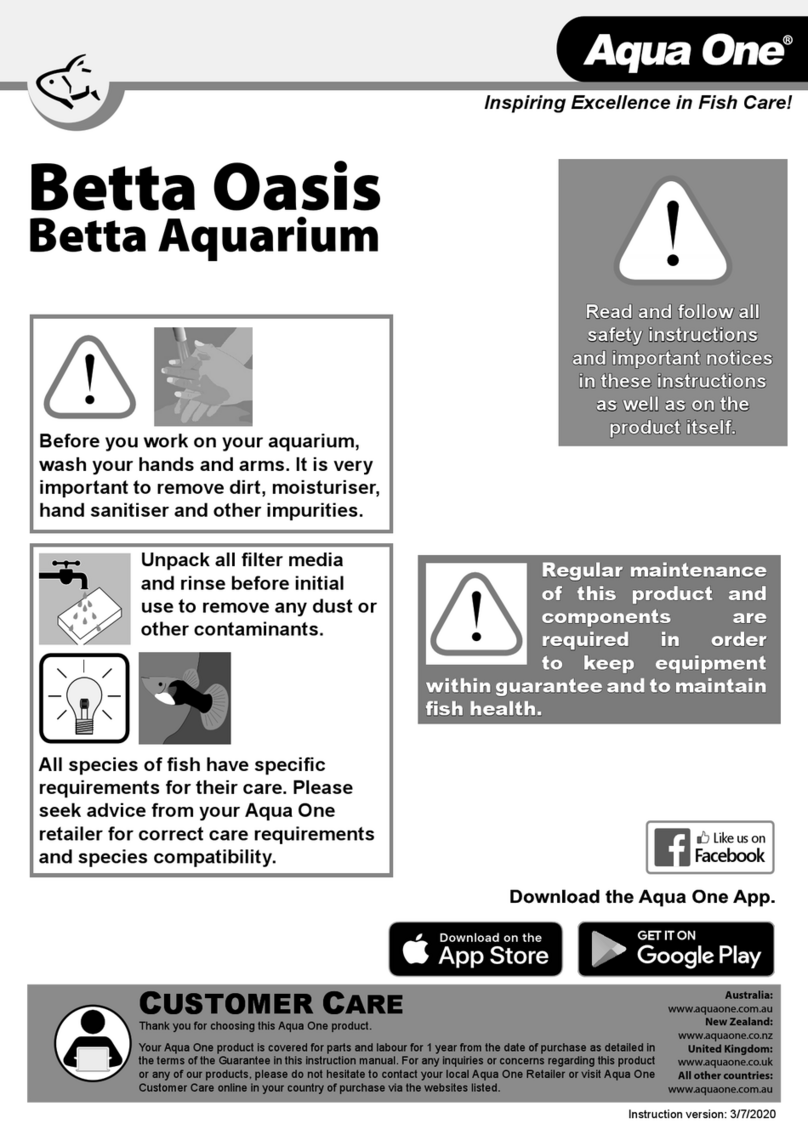 Aqua One Betta Oasis quick start guide
