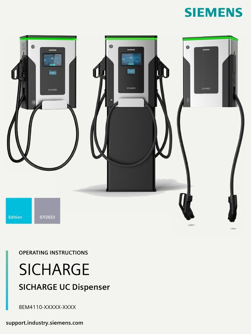 Siemens SICHARGE 8EM4110 Series User manual