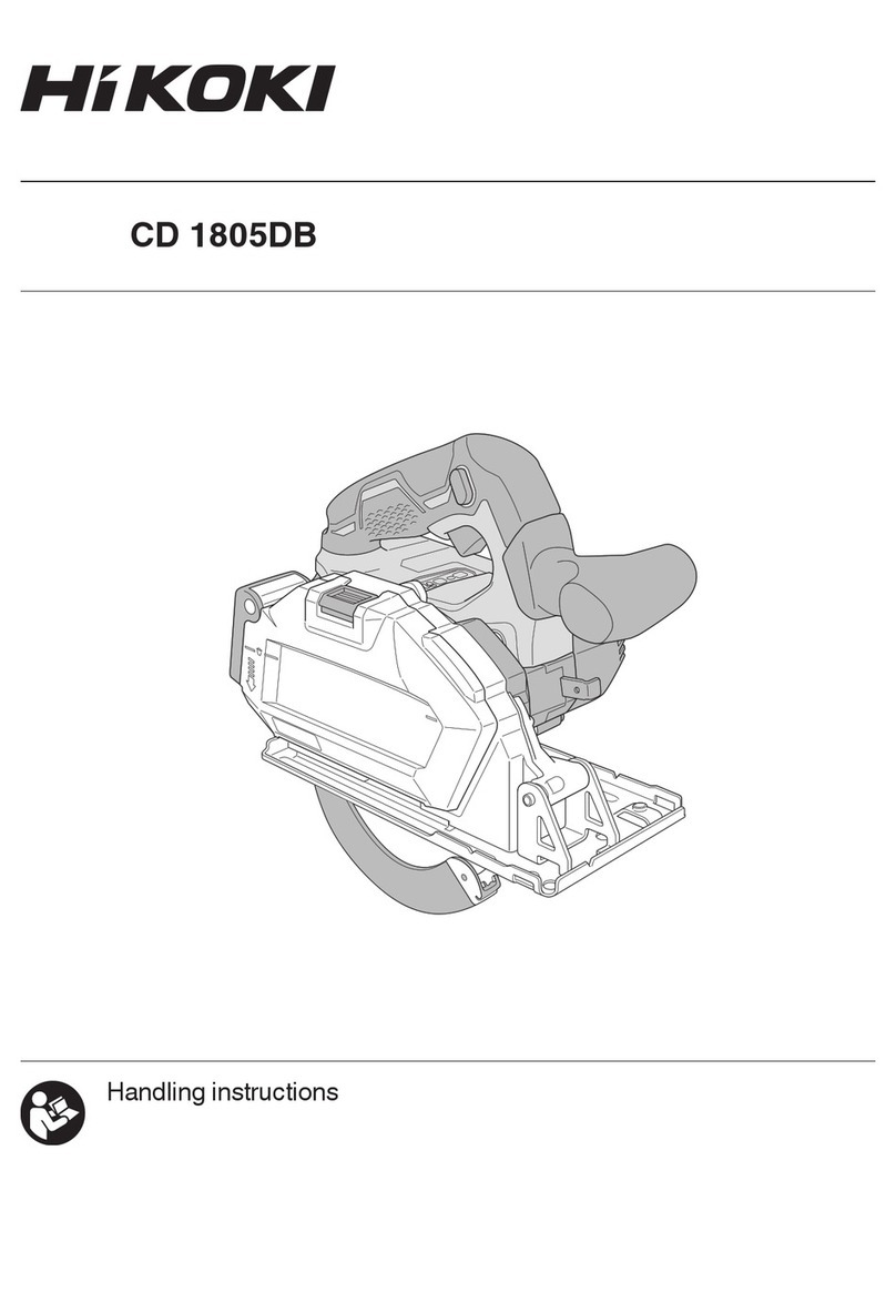 HIKOKI CD 1805DB User manual