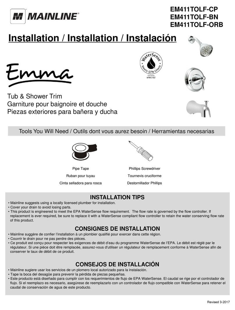 MAINLINE Emma EM411TOLF-CP User manual MAINLINE Emma EM411TOLF-CP User manual