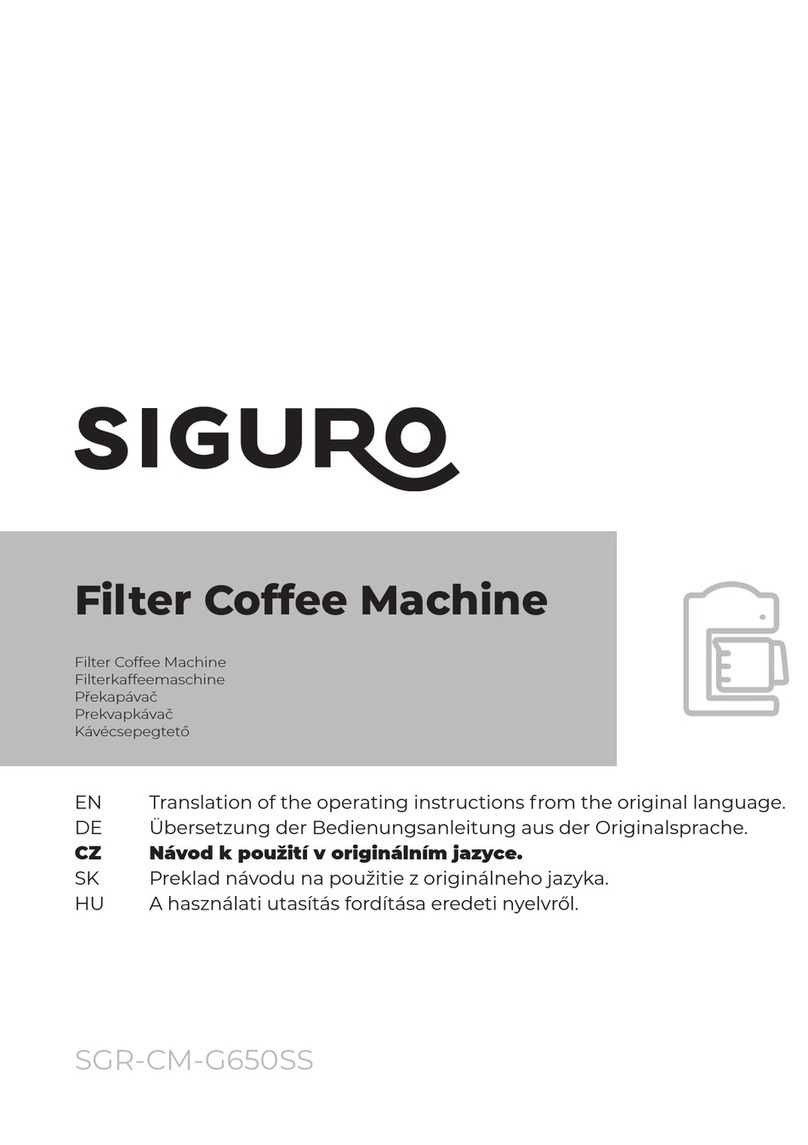 SIGURO SGR-CM-G650SS operating instructions