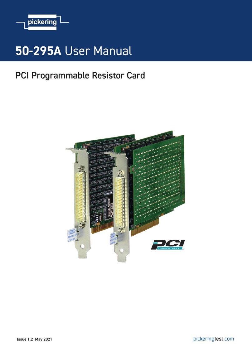 Pickering 50-295A User manual