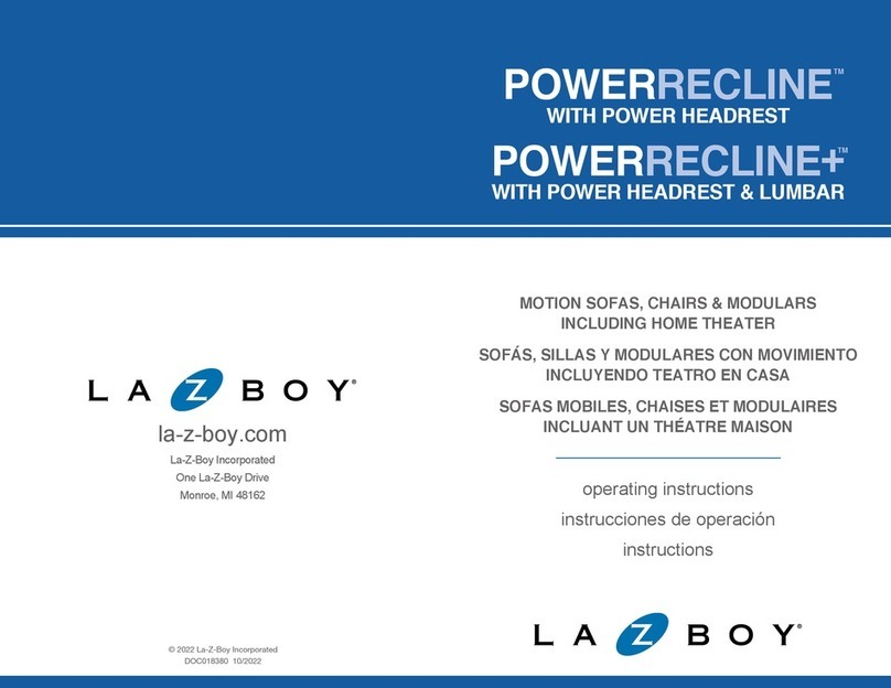 LAZBOY PowerRecline User manual LAZBOY PowerRecline User manual