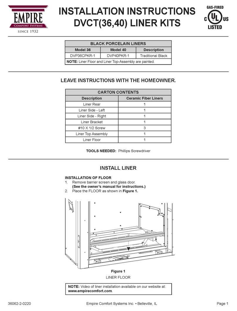 Empire Comfort Systems DVP36CPKR-1 installation instructions