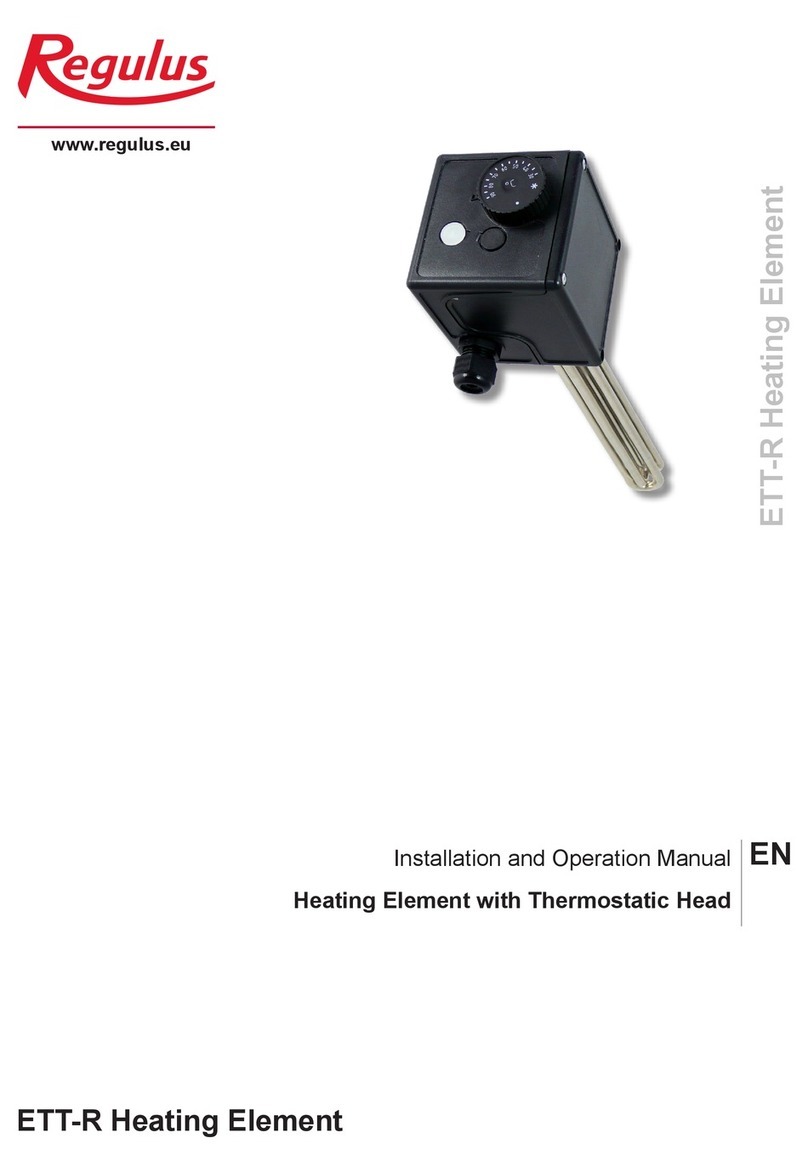 Regulus ETT-R Installation and operation manual