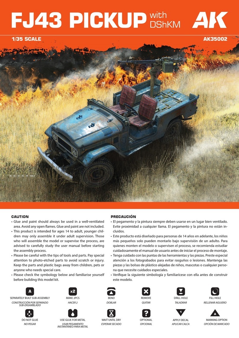 AK FJ43 PICKUP with DShKM User manual