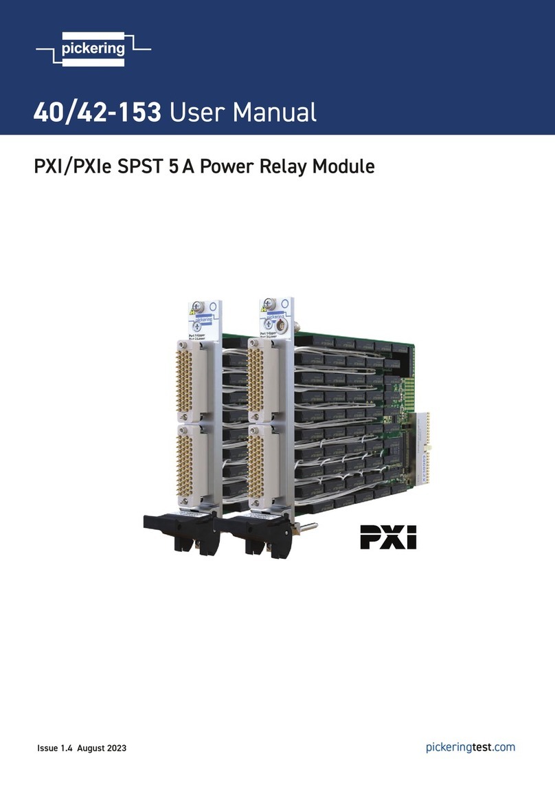 Pickering 40-153 User manual