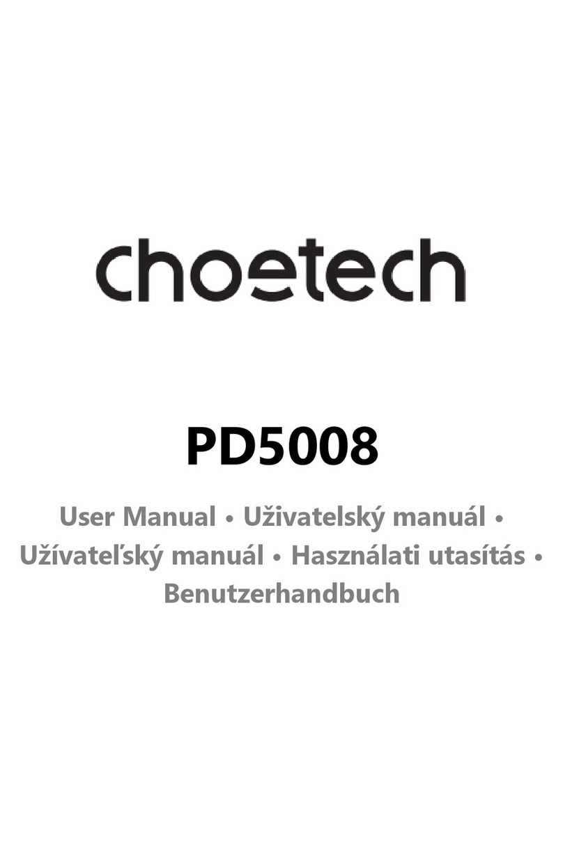Choetech PD5008 User manual