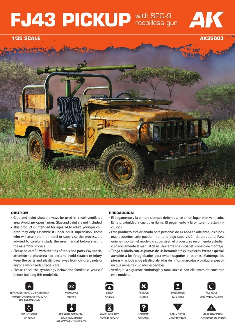 AK FJ43 PICKUP with SPG-9 recoilless gun User manual