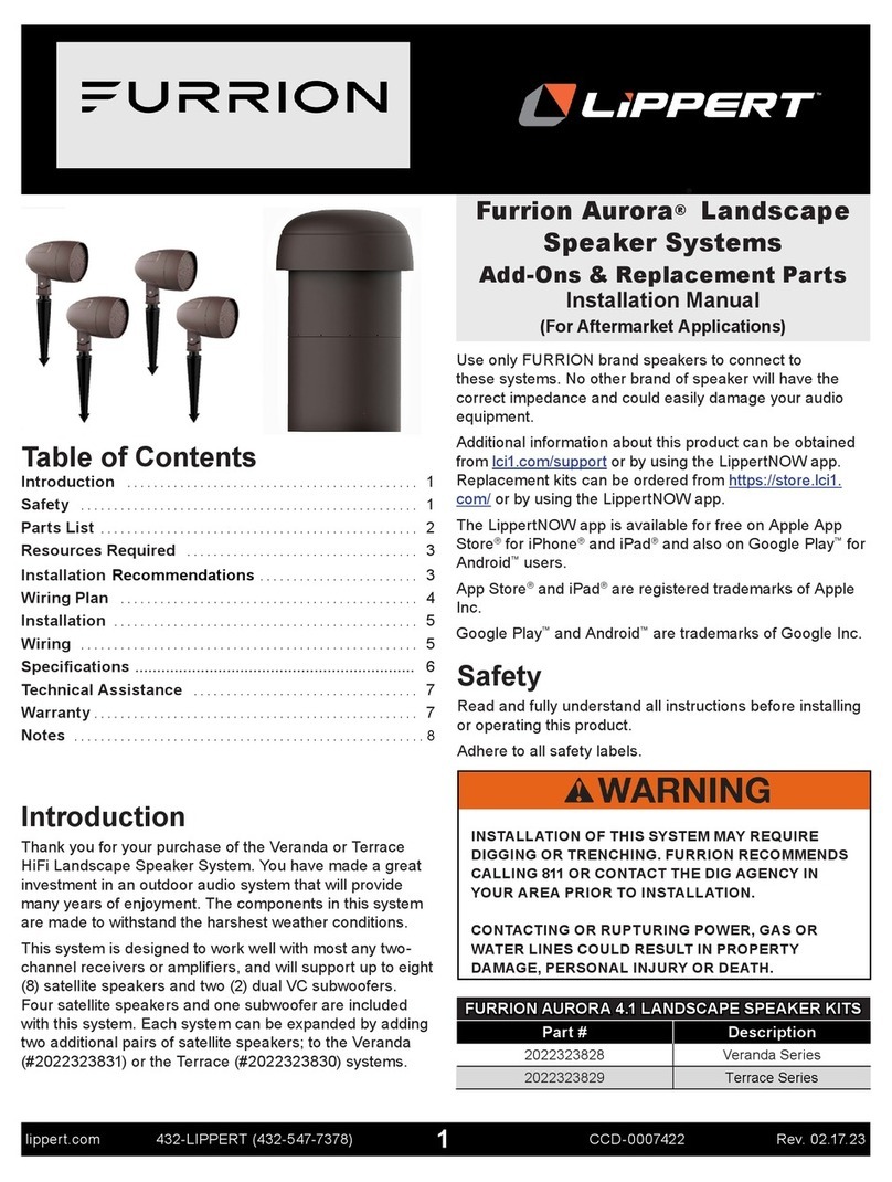 Lippert FURRION Aurora Veranda Series installation manual