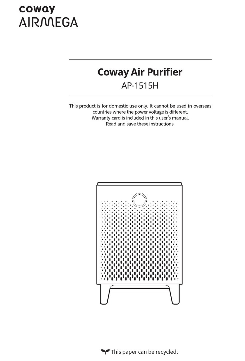 Coway AIRMEGA AP-1515H manual