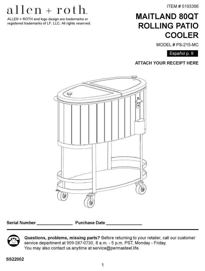 Allen + Roth MAITLAND PS-215-MC manual Allen + Roth MAITLAND PS-215-MC manual