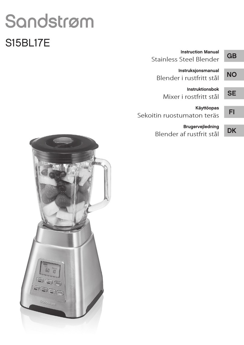 Sandstrom S15BL17E User manual