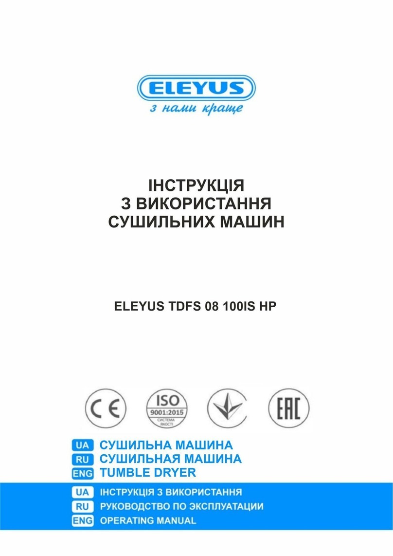 Eleyus TDFS 08 100IS HP operating manual