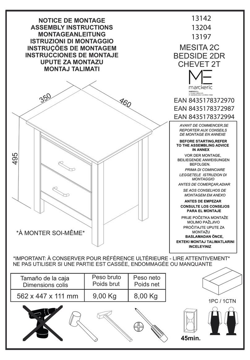 ME MARCKERIC 13142 Assembly instructions ME MARCKERIC 13142 Assembly instructions