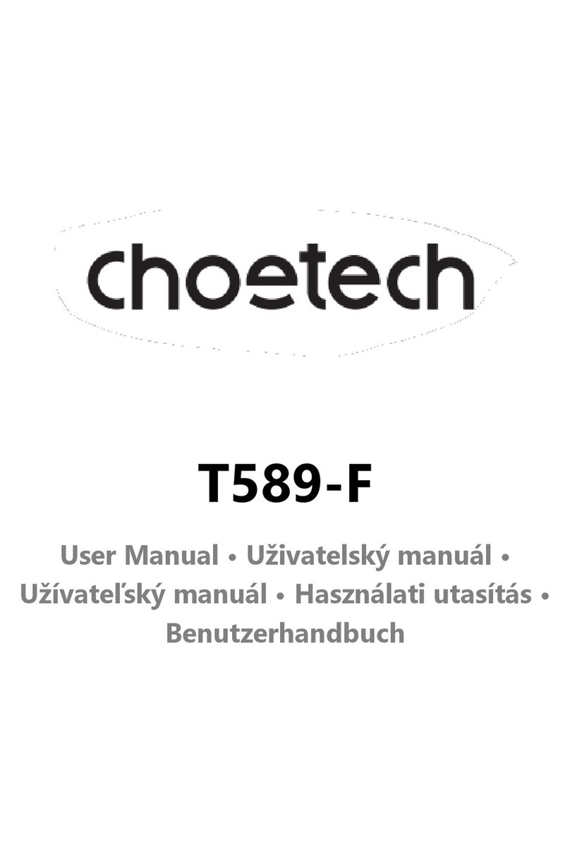Choetech T589-F User manual Choetech T589-F User manual