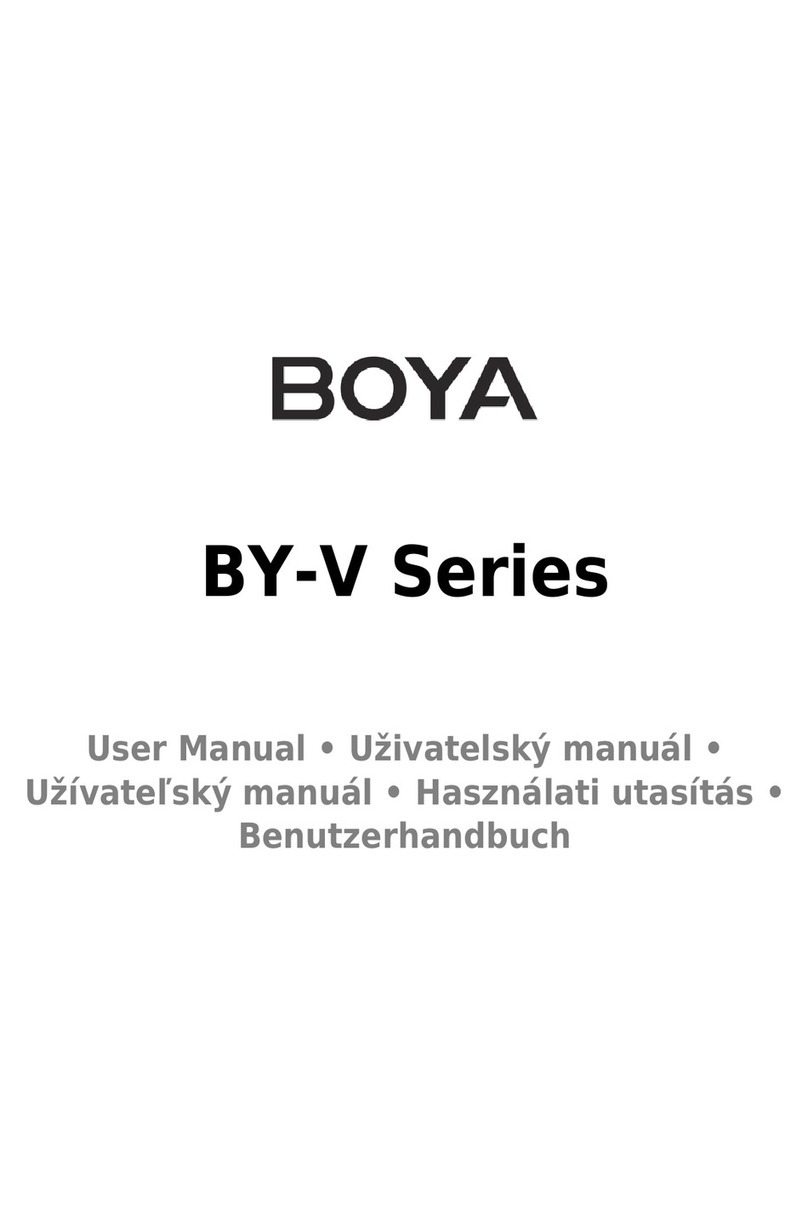 Boya BY-V Series User manual