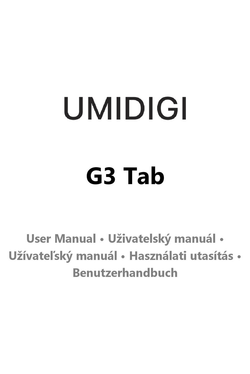 UMIDIGI G3 Tab user manual