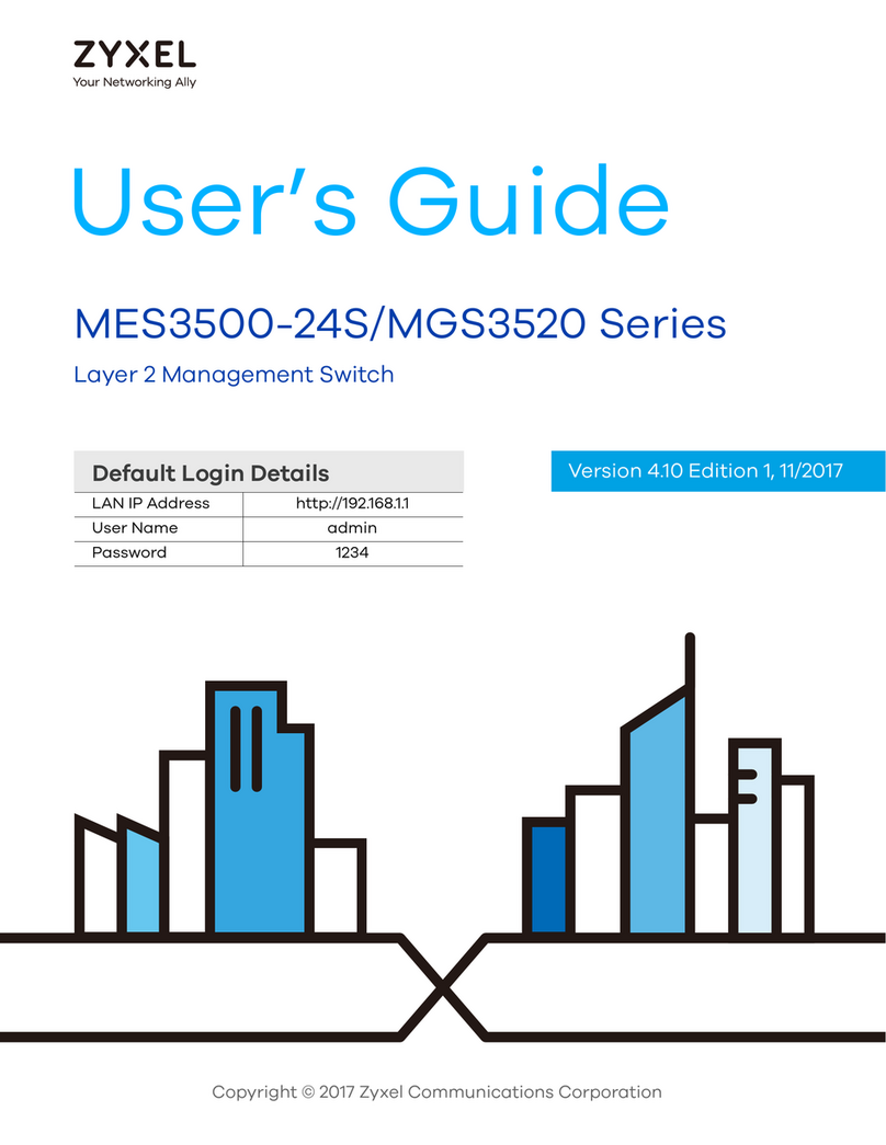 ZyXEL Communications MES3500-24S user guide