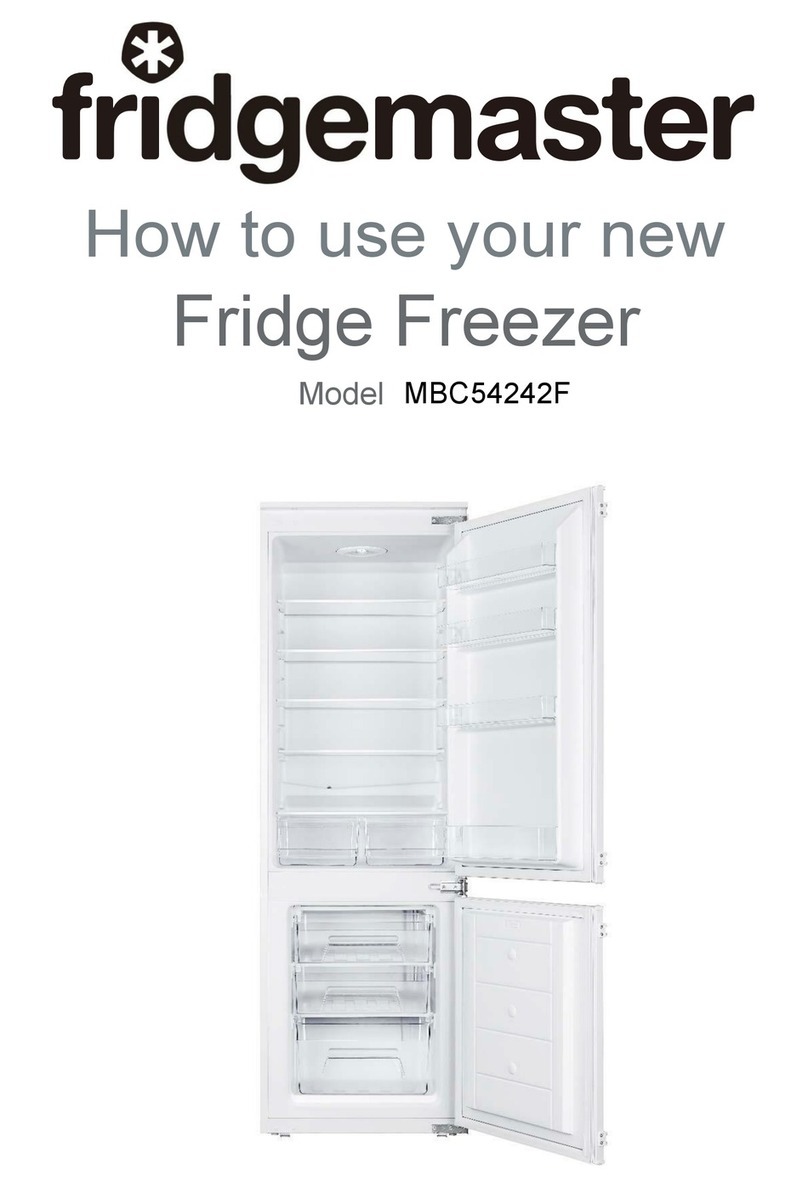 Fridgemaster MBC54242F Operating instructions