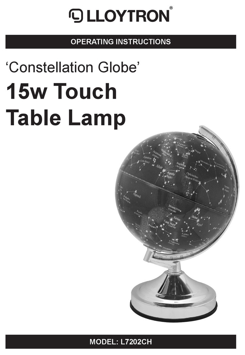 LLOYTRON Constellation Globe User manual