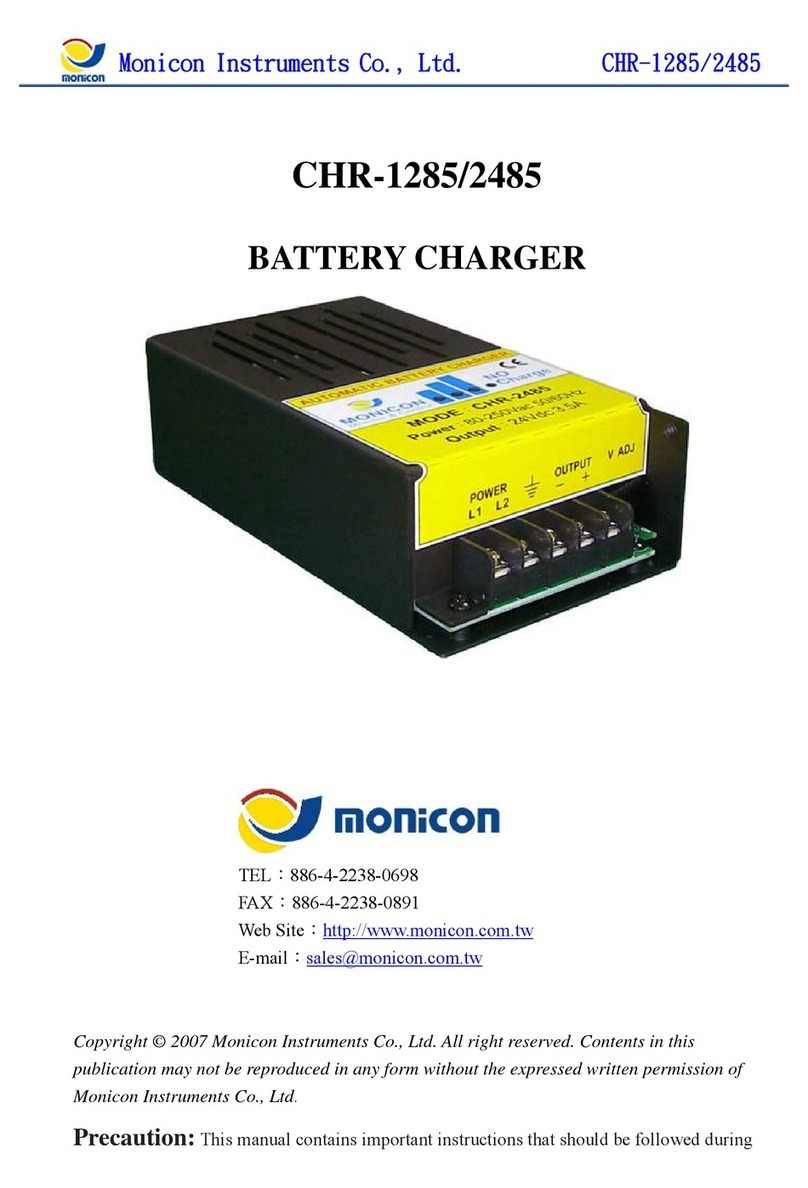 Monicon Instruments CHR-1285 manual