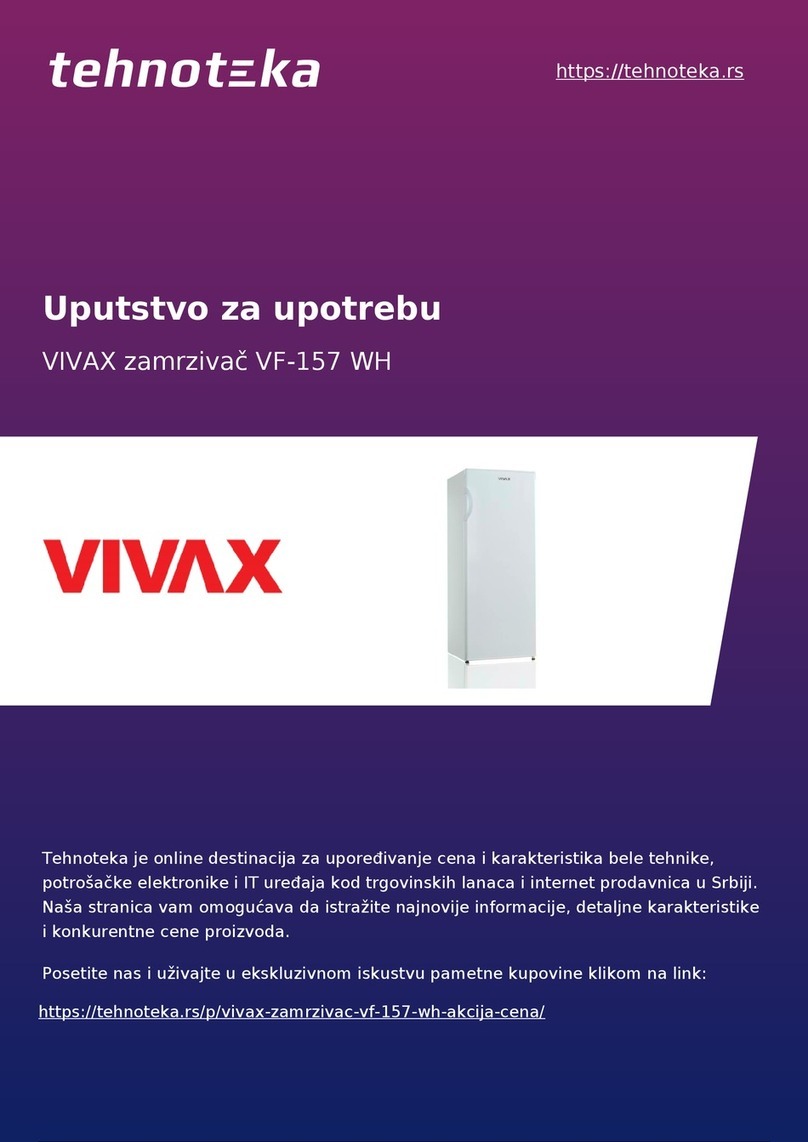 Vivax VF-157 WH instruction manual