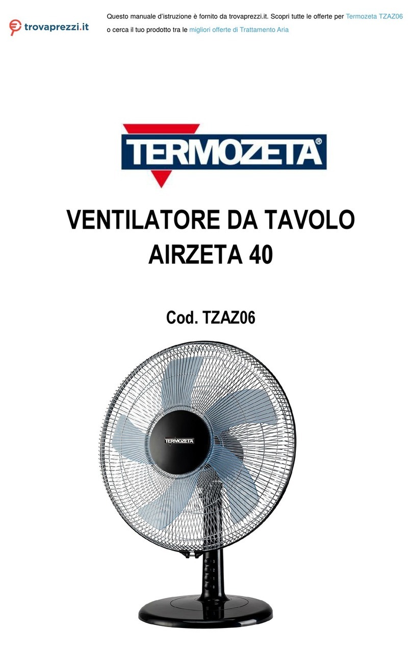 Termozeta AIRZETA 40 User manual