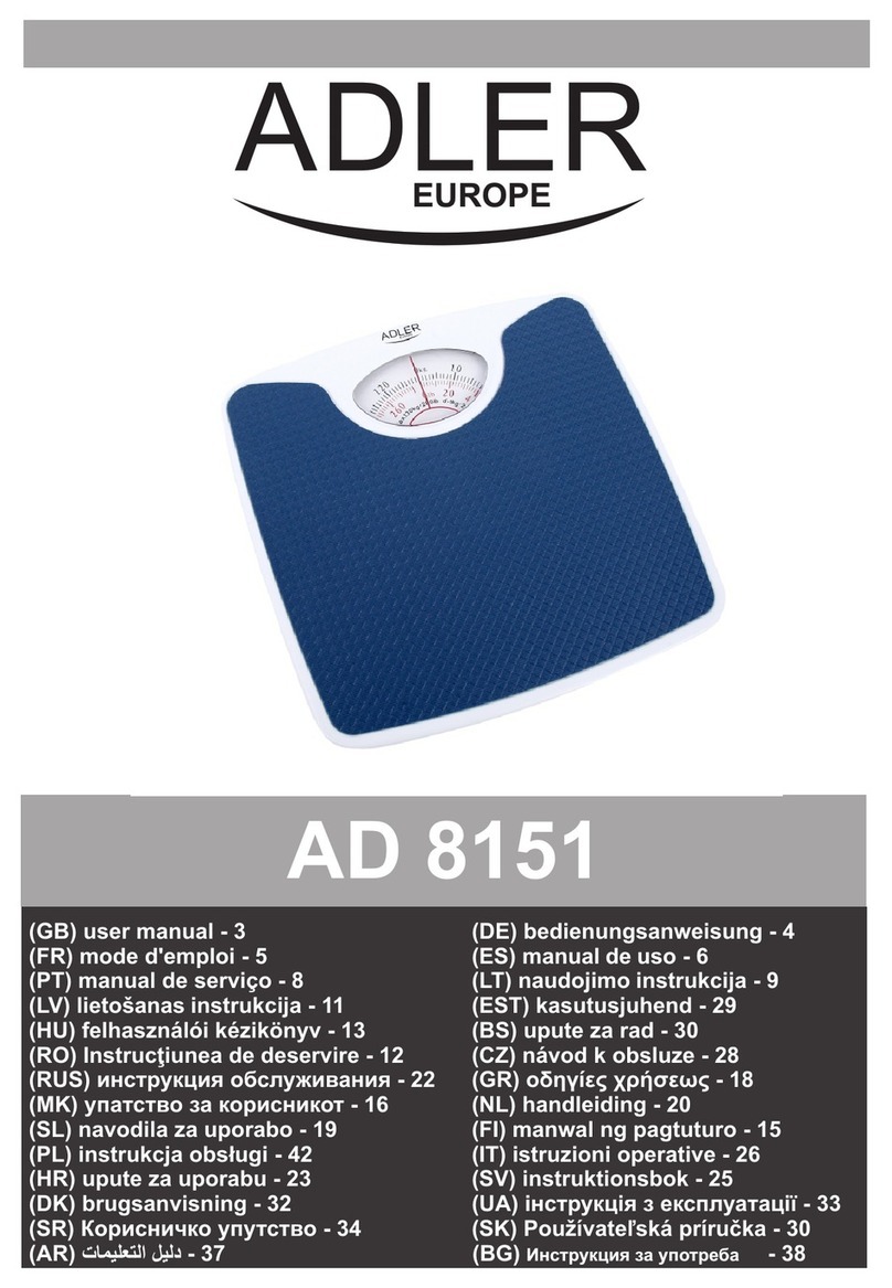 Adler Europe AD 8151 user manual