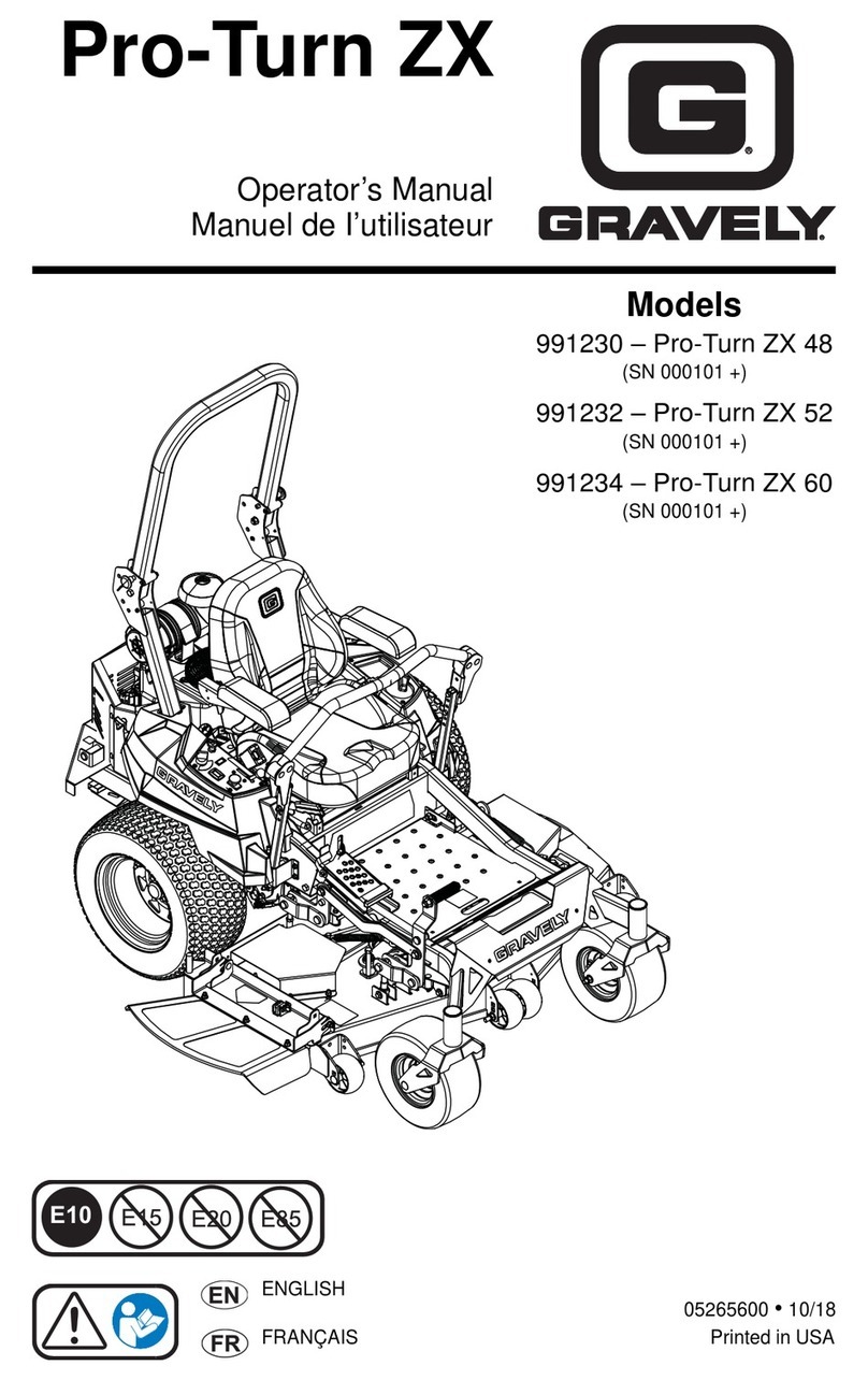 Gravely Pro-Turn ZX 48 Operator's manual