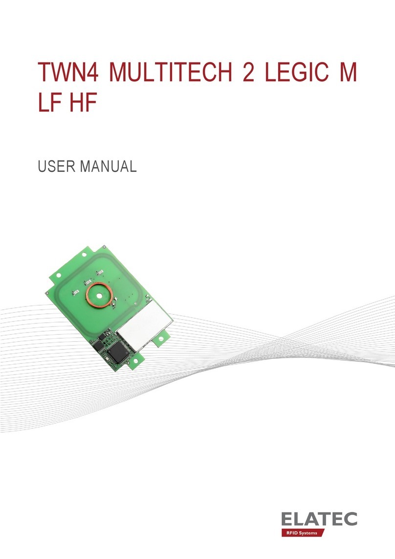 Elatec MULTITECH 2 LEGIC M User manual
