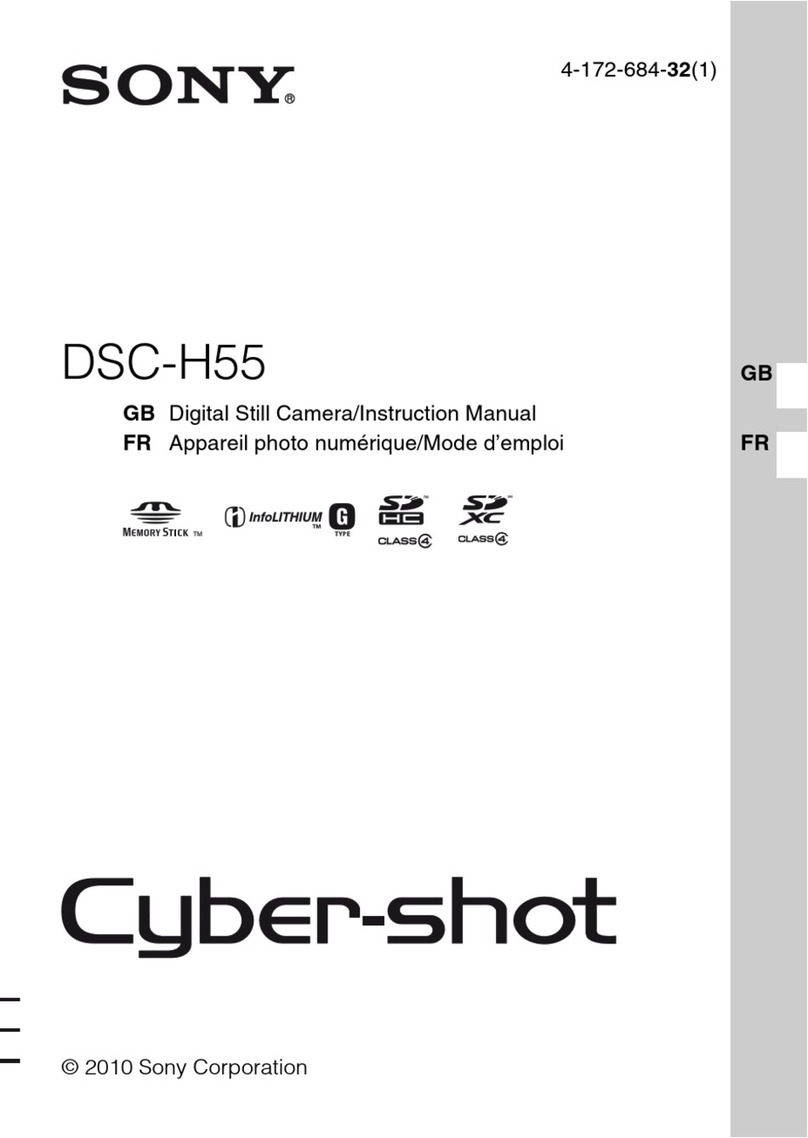 Sony DSC-H55 - Cyber-shot Digital Still Camera instruction manual