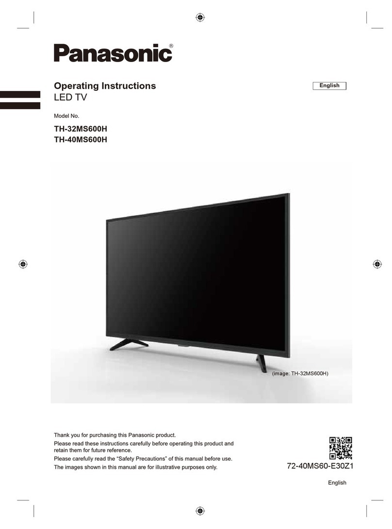 Panasonic TH-32MS600H User manual