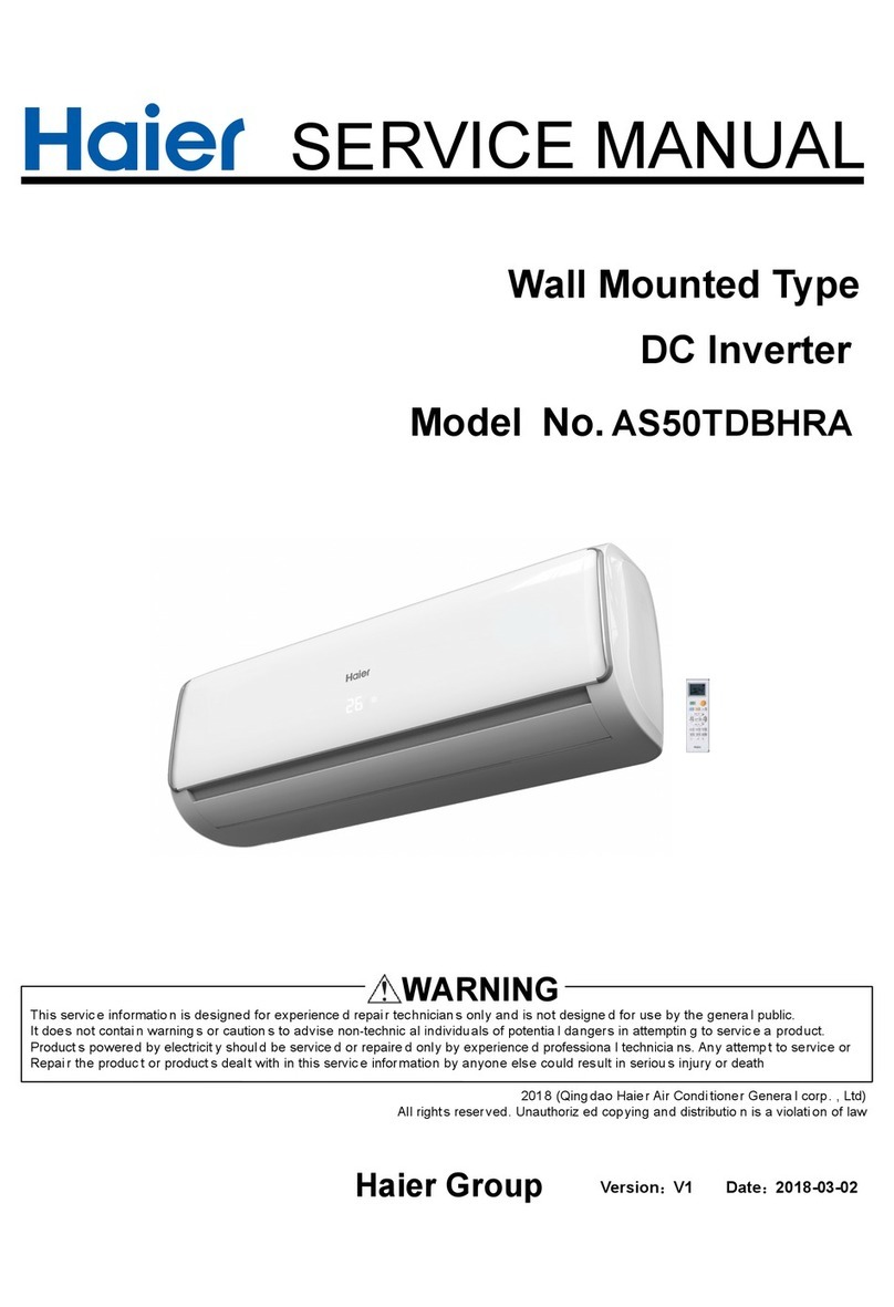 Haier AS50TDBHRA User manual