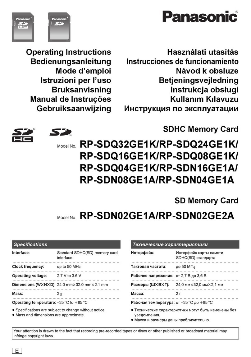 Panasonic RP-SDQ32GE1K operating instructions