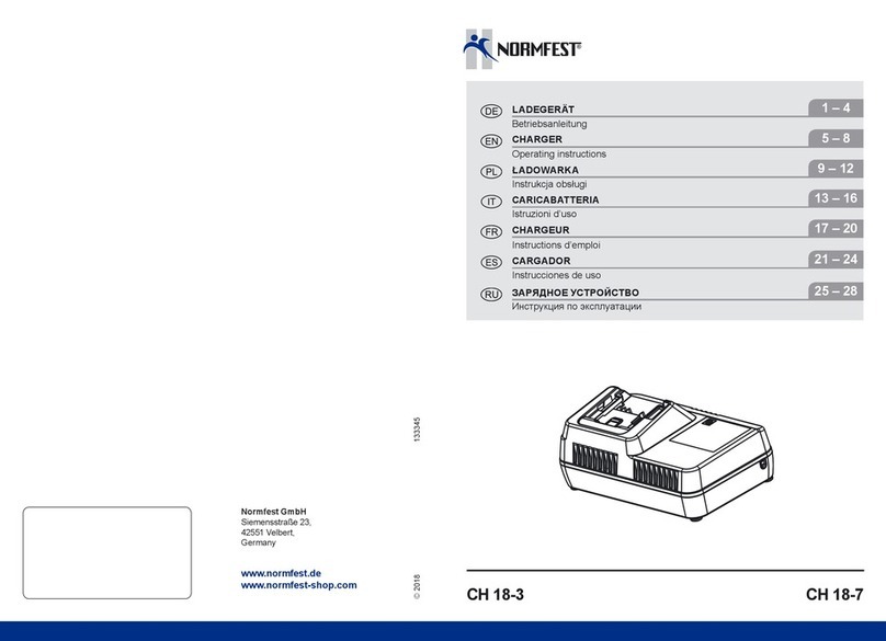 Normfest CH 18-7 User manual