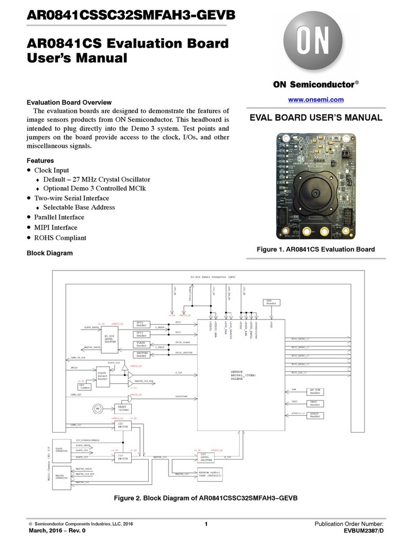 ON Semiconductor AR0841CSSC32SMFAH3-GEVB User manual