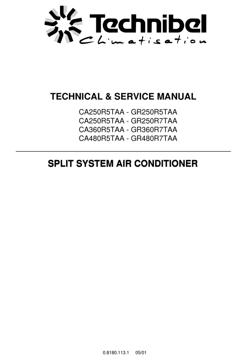 Technibel CA250R5TAA Operating manual Technibel CA250R5TAA Operating manual