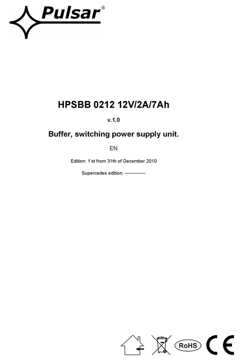 Pulsar HPSBB 0212 User manual