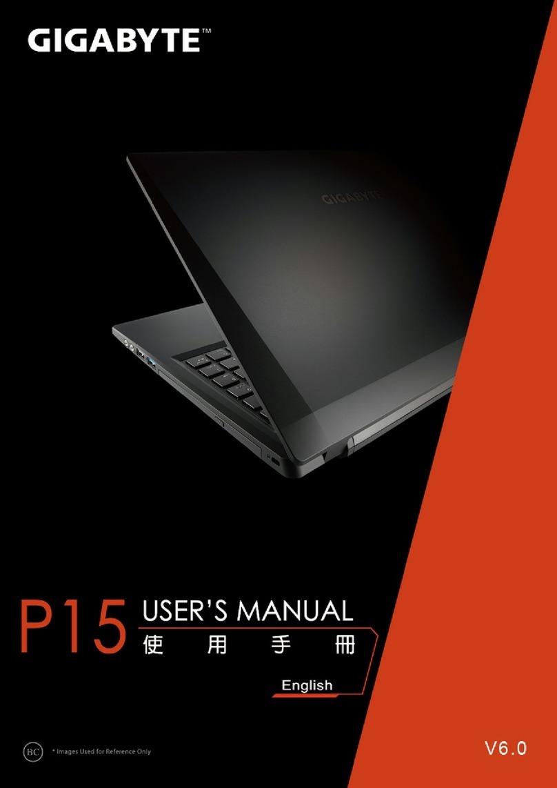 Gigabyte P15F User manual Gigabyte P15F User manual