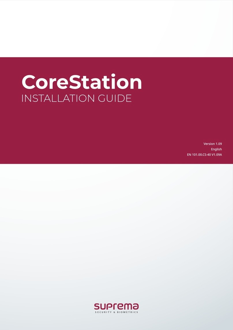 suprema CST-4DR-D2G installation guide