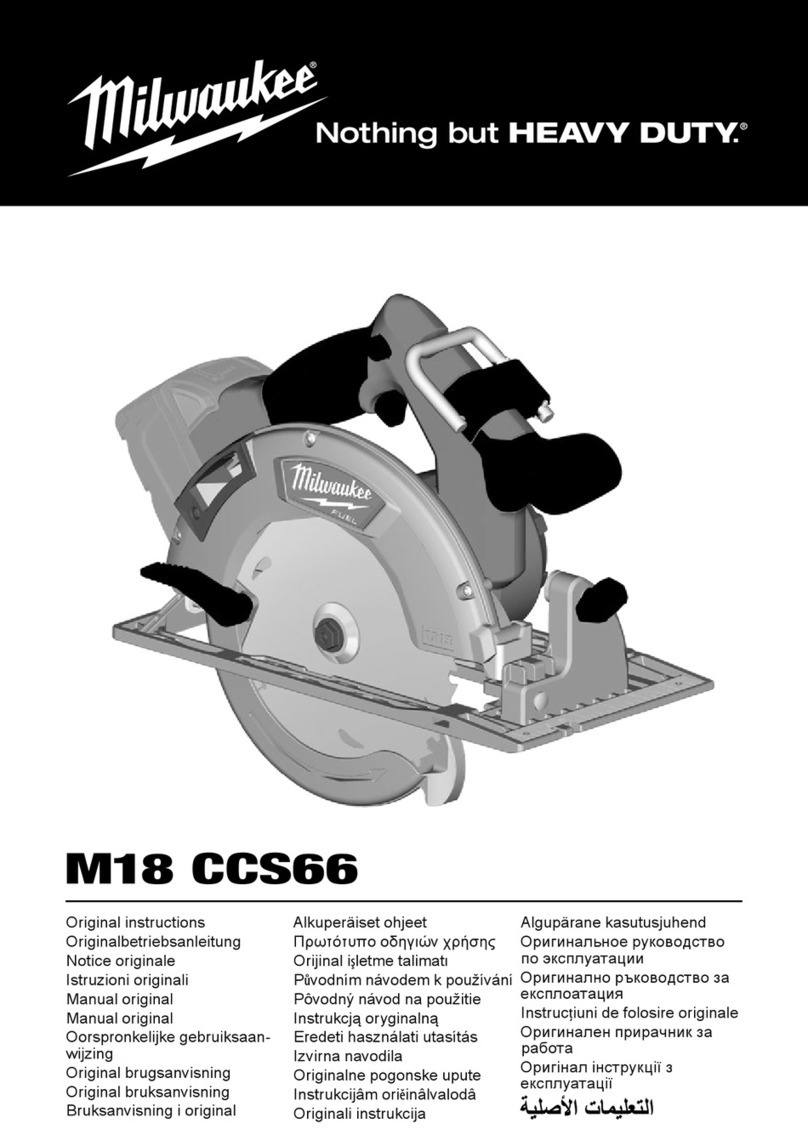 Milwaukee M18 CCS66-0 Original instructions